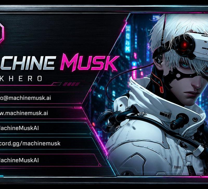 赛博朋克风格 YouMind AI 创作者名片