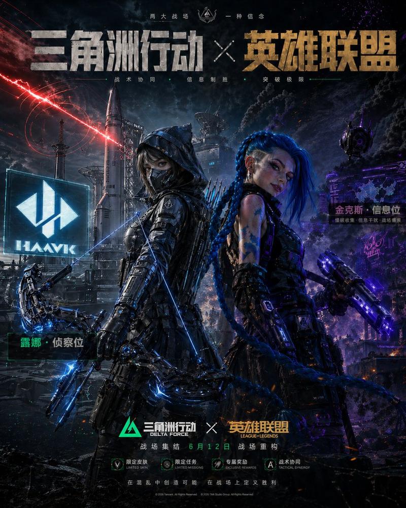 赛博朋克游戏联动海报