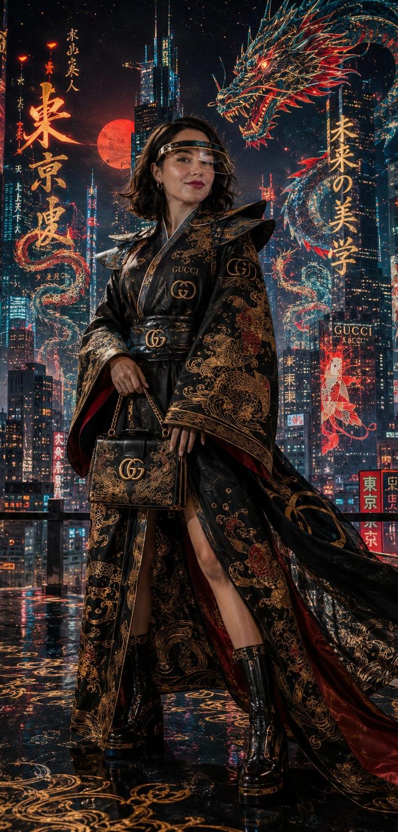东京赛博和服高定