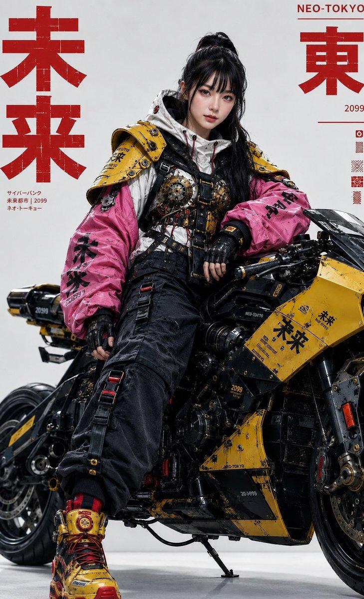 赛博朋克时尚大片人像