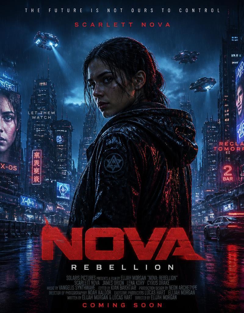 赛博朋克 Nova Rebellion 海报