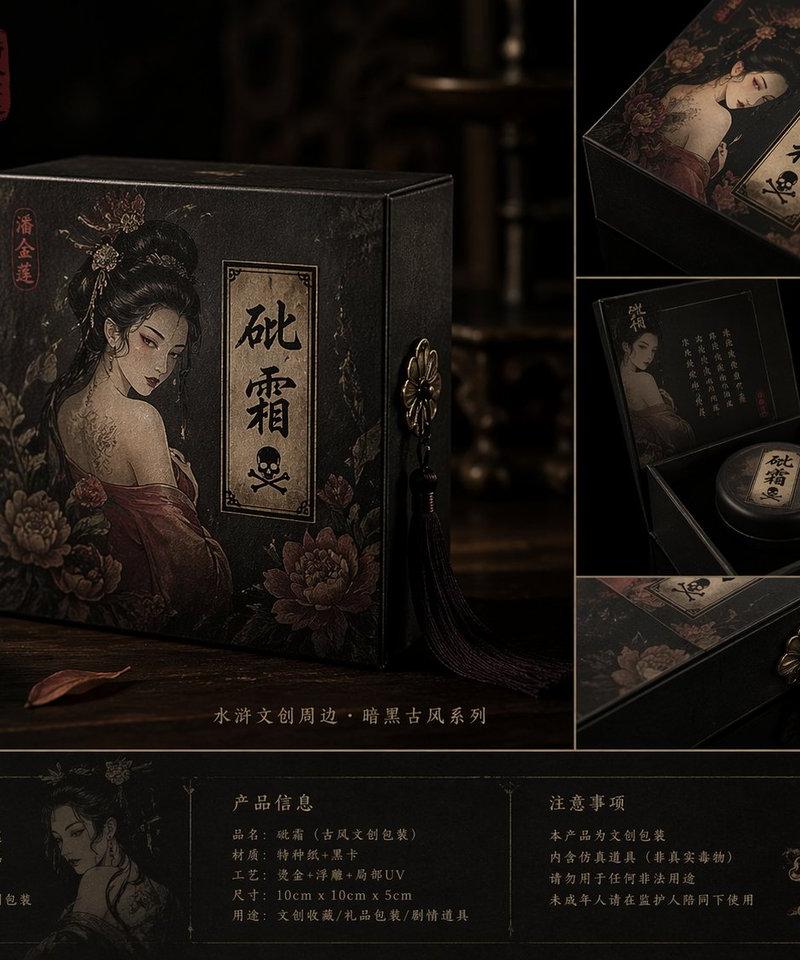 暗黑古风包装设计