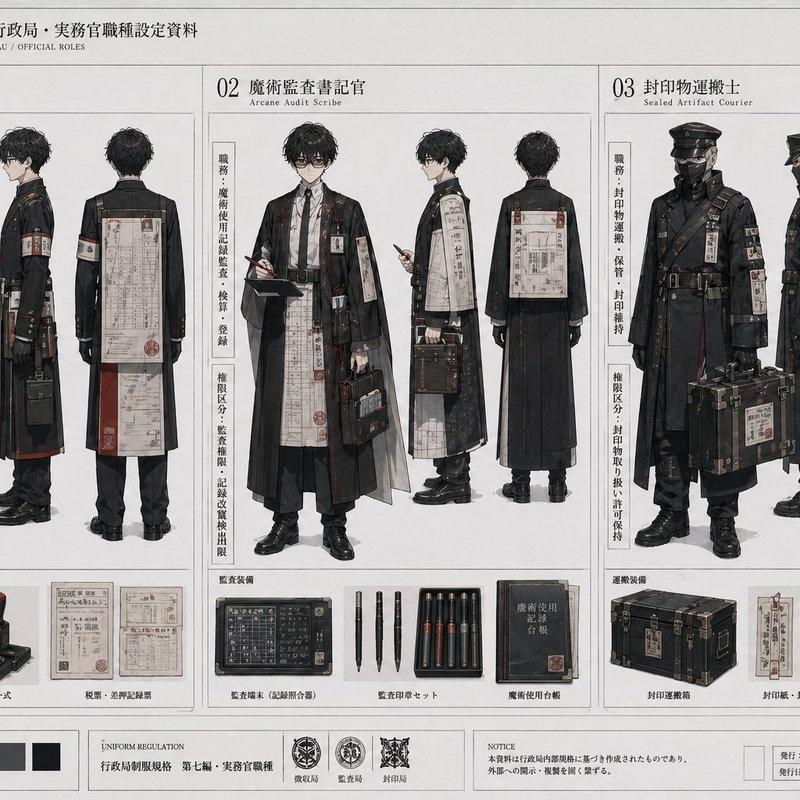 暗黑奇幻局角色设定表