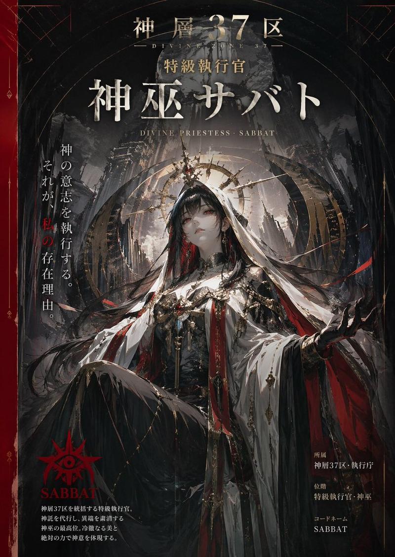 暗黑奇幻角色海报