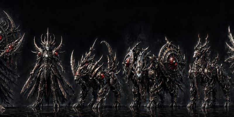 暗黑奇幻合体机甲阵容