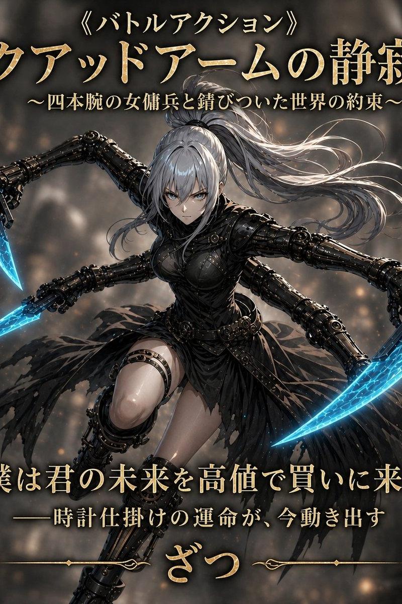 暗黑奇幻四臂女英雄封面