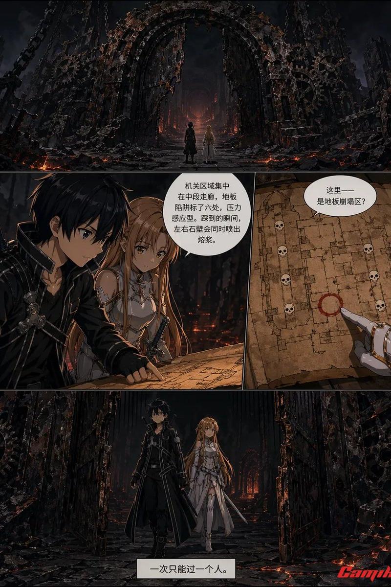暗黑奇幻废墟漫画页面