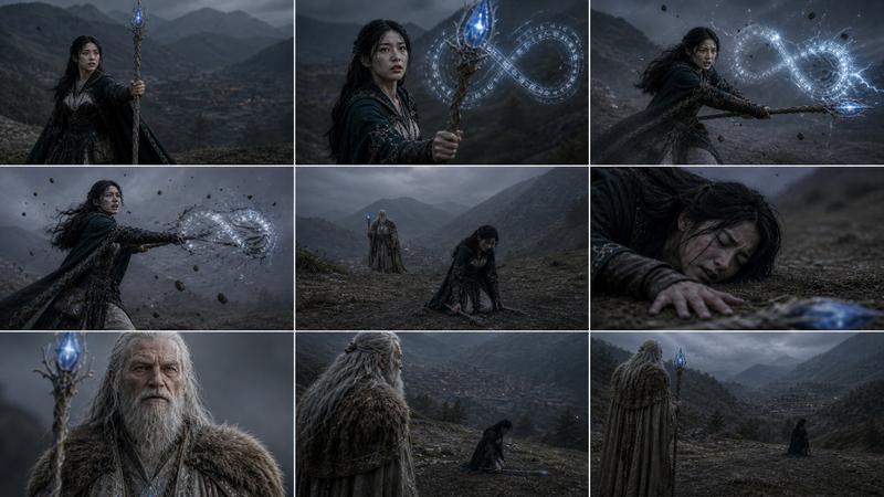 暗黑奇幻女巫分镜脚本