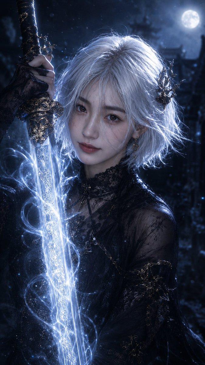 月光下的暗黑奇幻剑姬