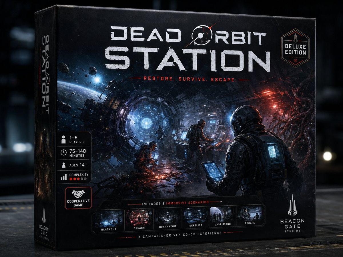 Dead Orbit Station Board Game Box