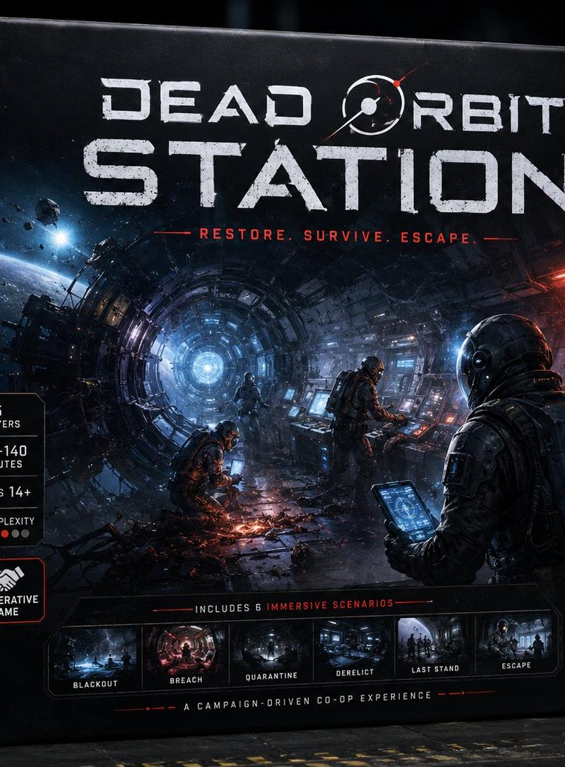 Dead Orbit Station 桌游包装盒