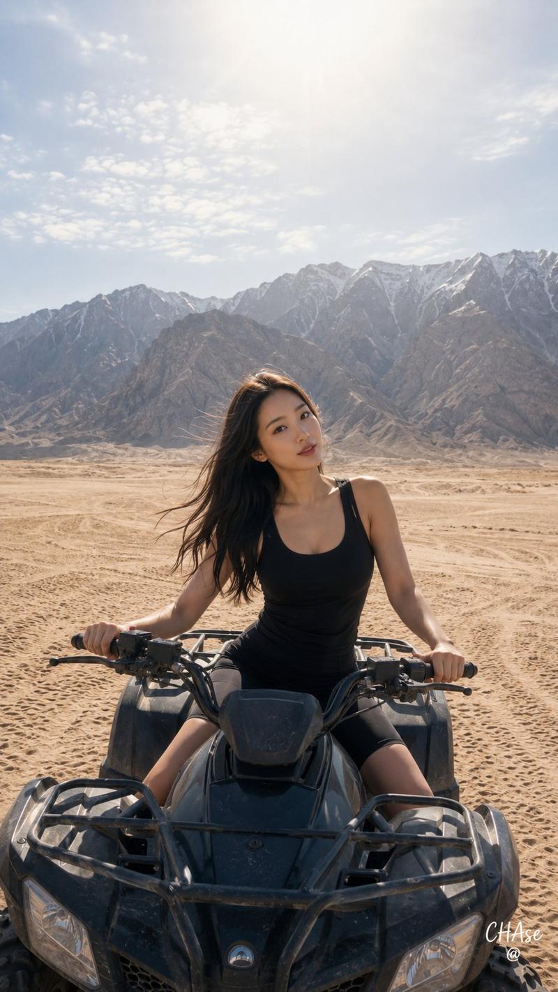 沙漠 ATV 越野肖像