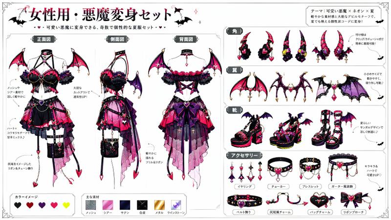 恶魔化角色设计