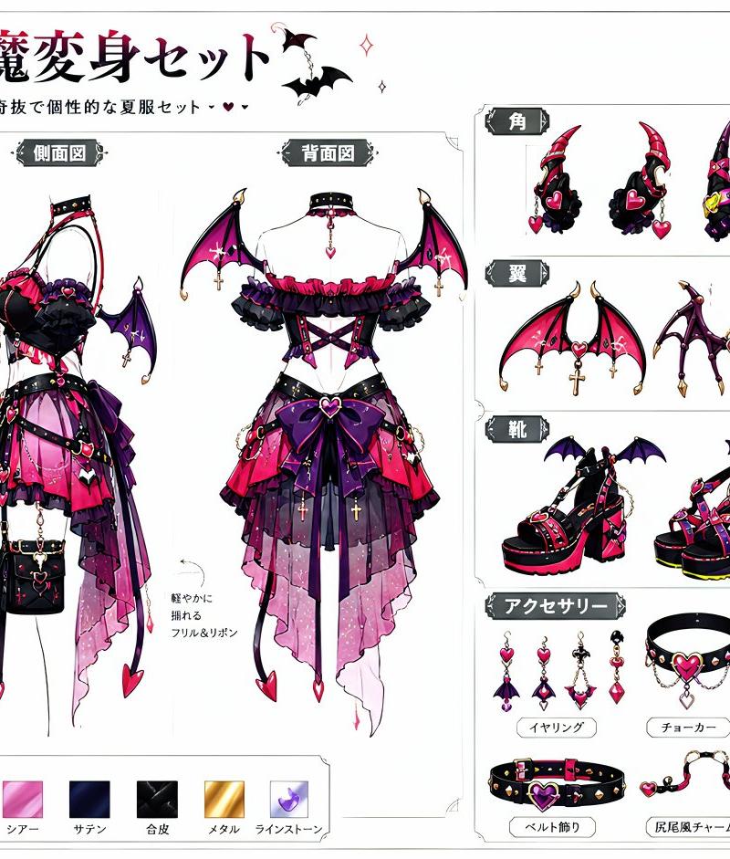 恶魔化角色设计