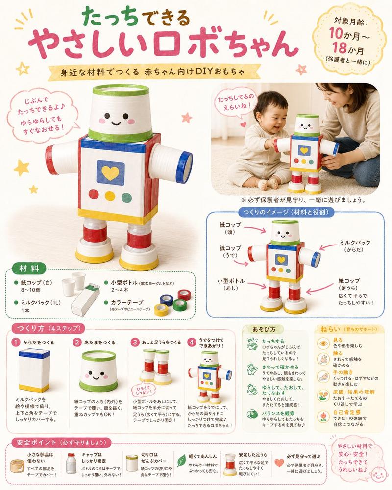 DIY 婴儿机器人玩具概念图