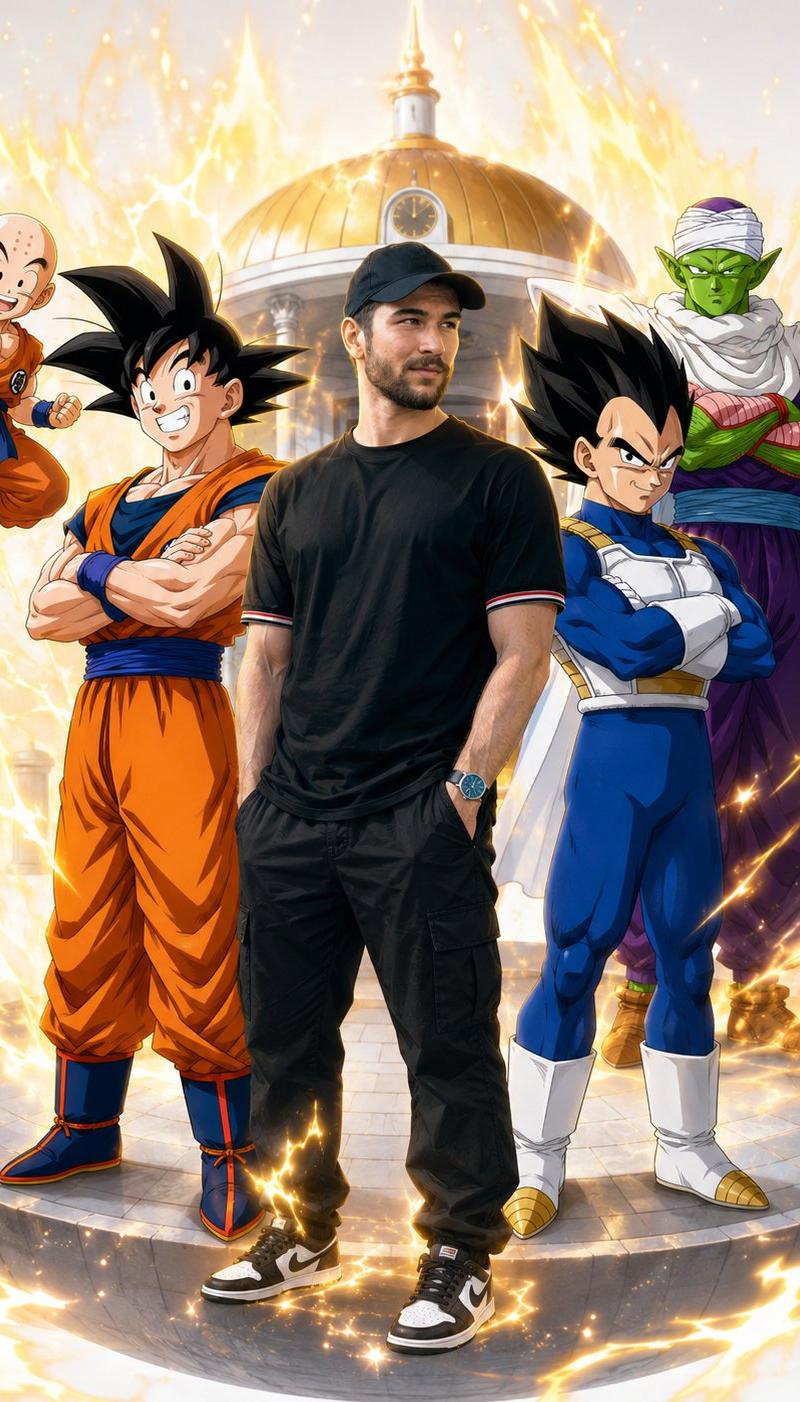 Dragon Ball Z Prompt: FACIAL REFERENCE: Reference