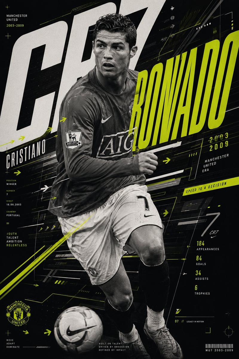 动态 Cristiano Ronaldo 海报