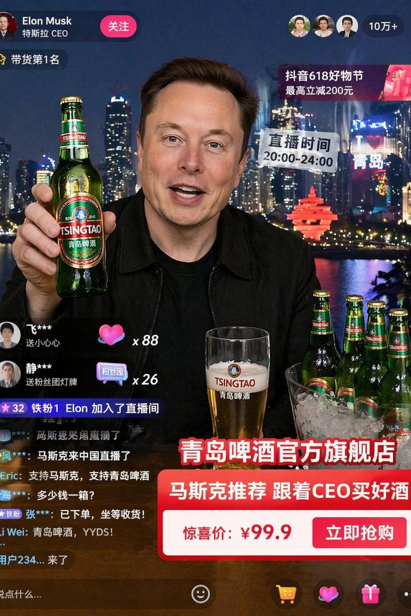 电商直播 UI 样机