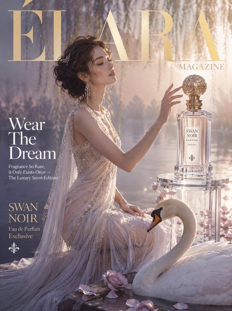 Élara Magazine 高端香水封面