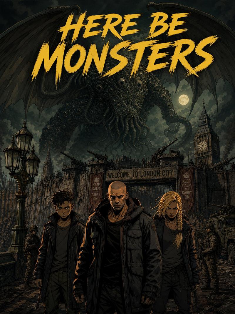 Here Be Monsters 伦敦海报