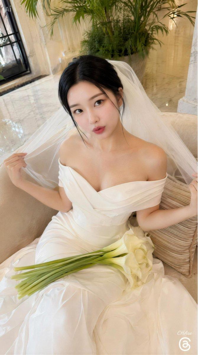 优雅新娘婚纱肖像