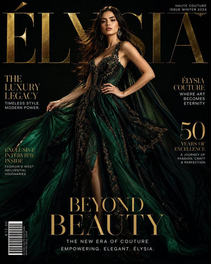 Elysia 奢华时尚杂志封面
