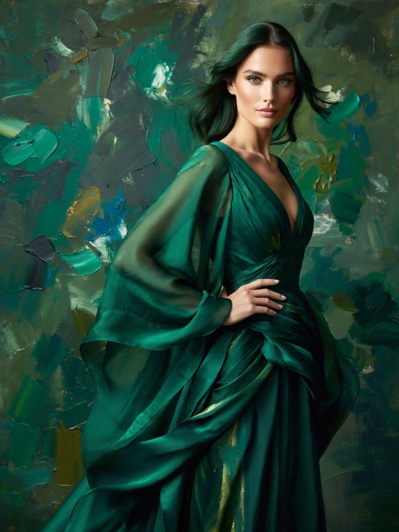 Emerald Couture 季节性肖像
