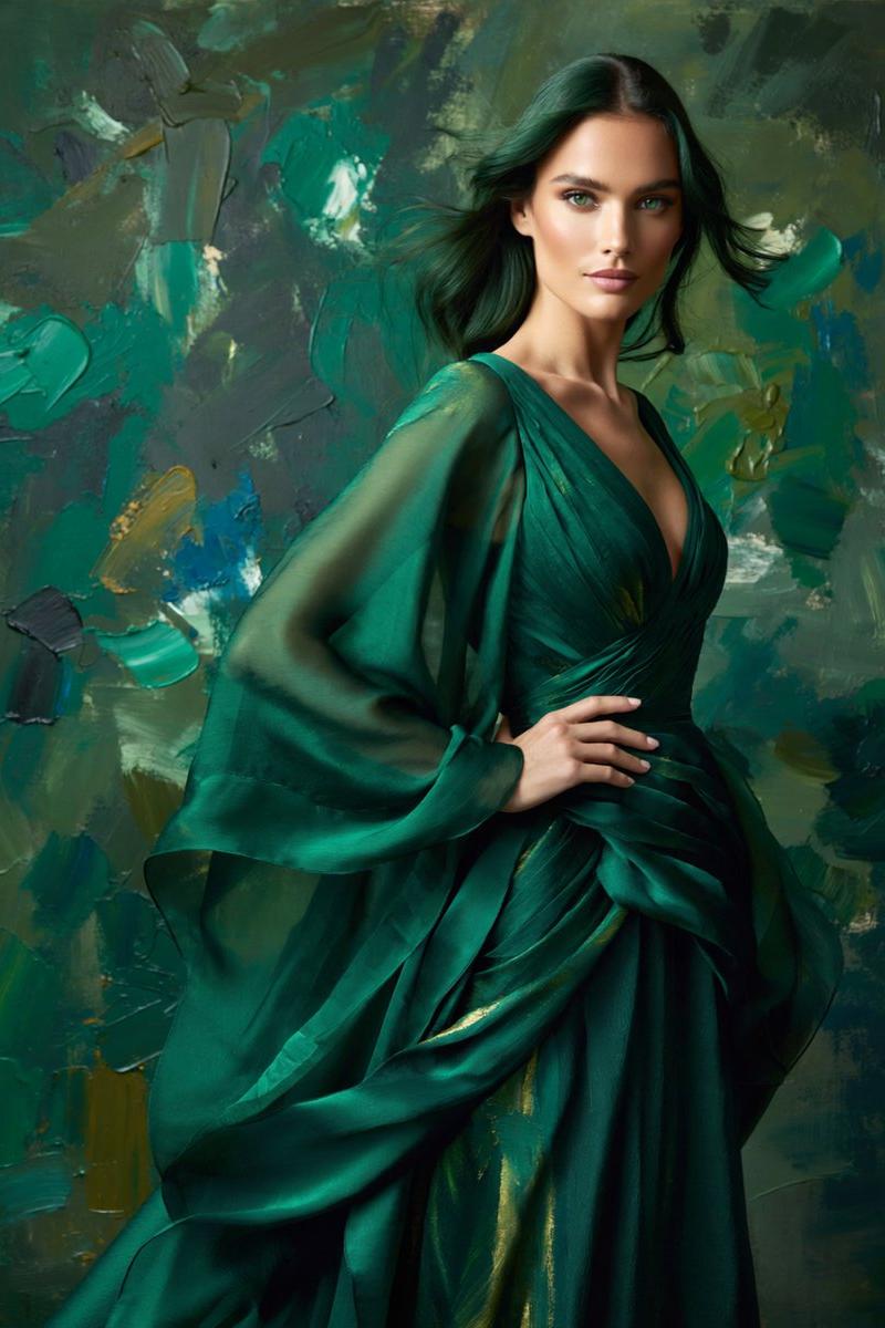 Emerald Couture 季节性肖像