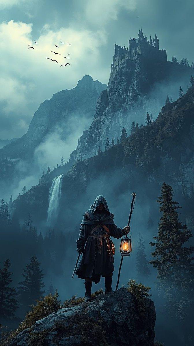 史诗奇幻战士风景