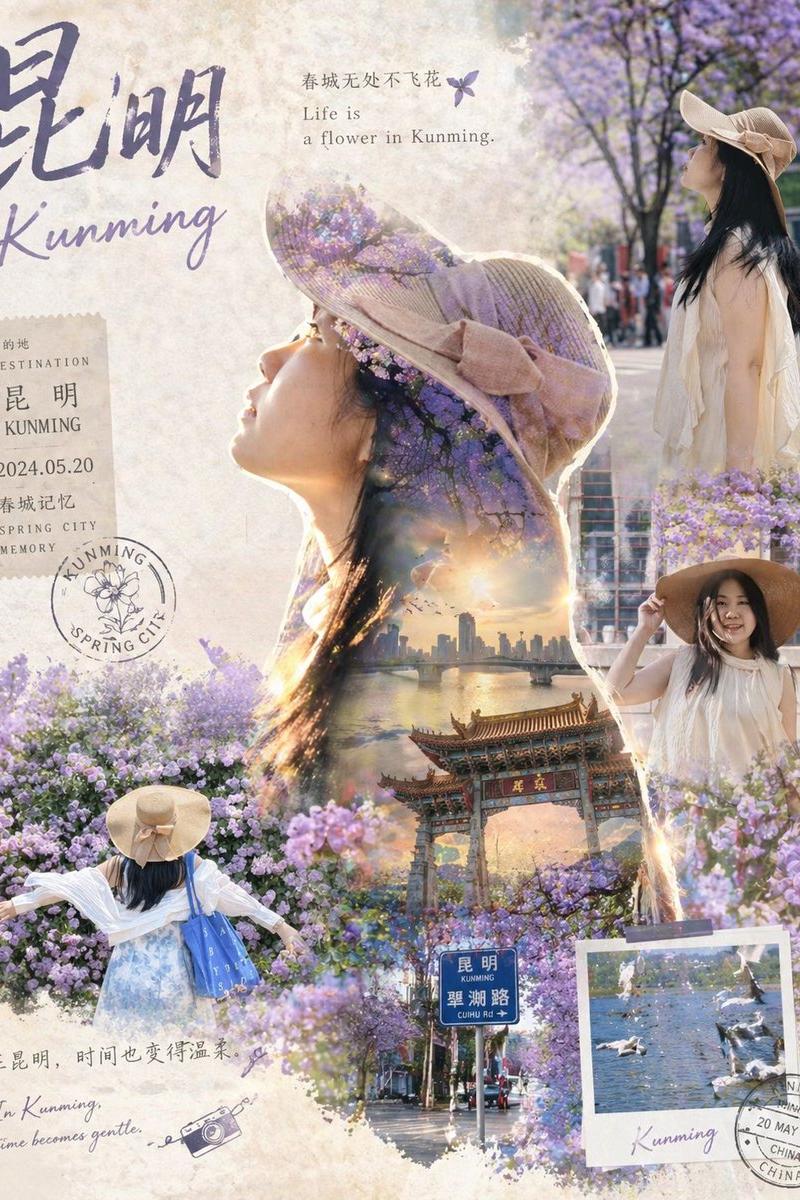 史诗叙事感旅行海报