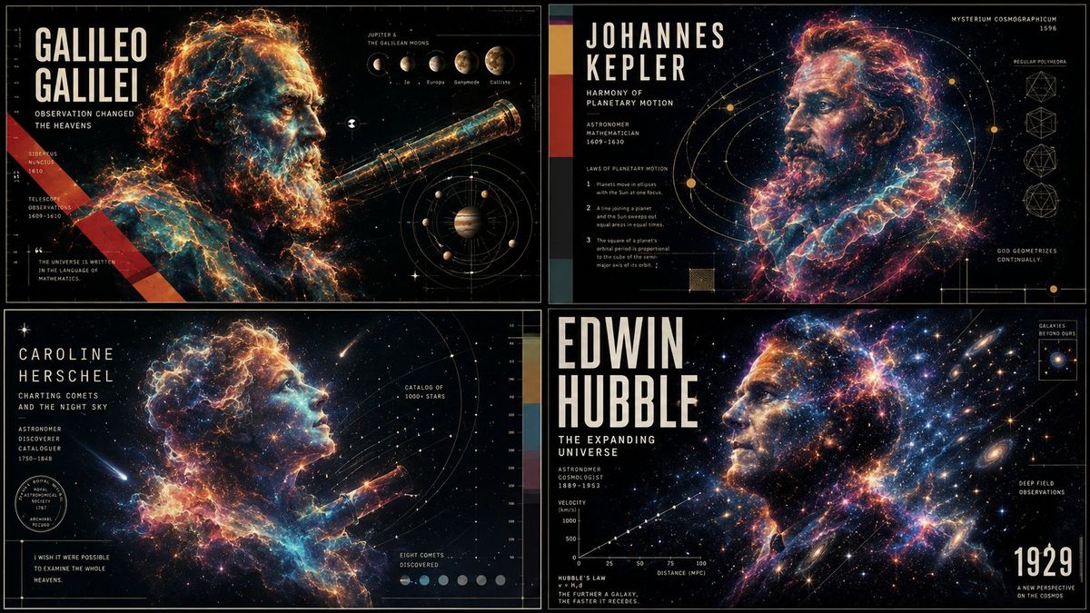 Ethereal Data Portrait for Astronomers