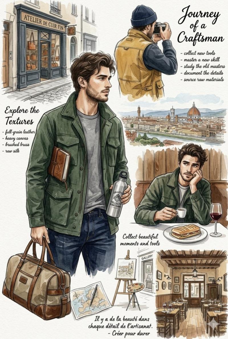 European Travel Lifestyle Moodboard