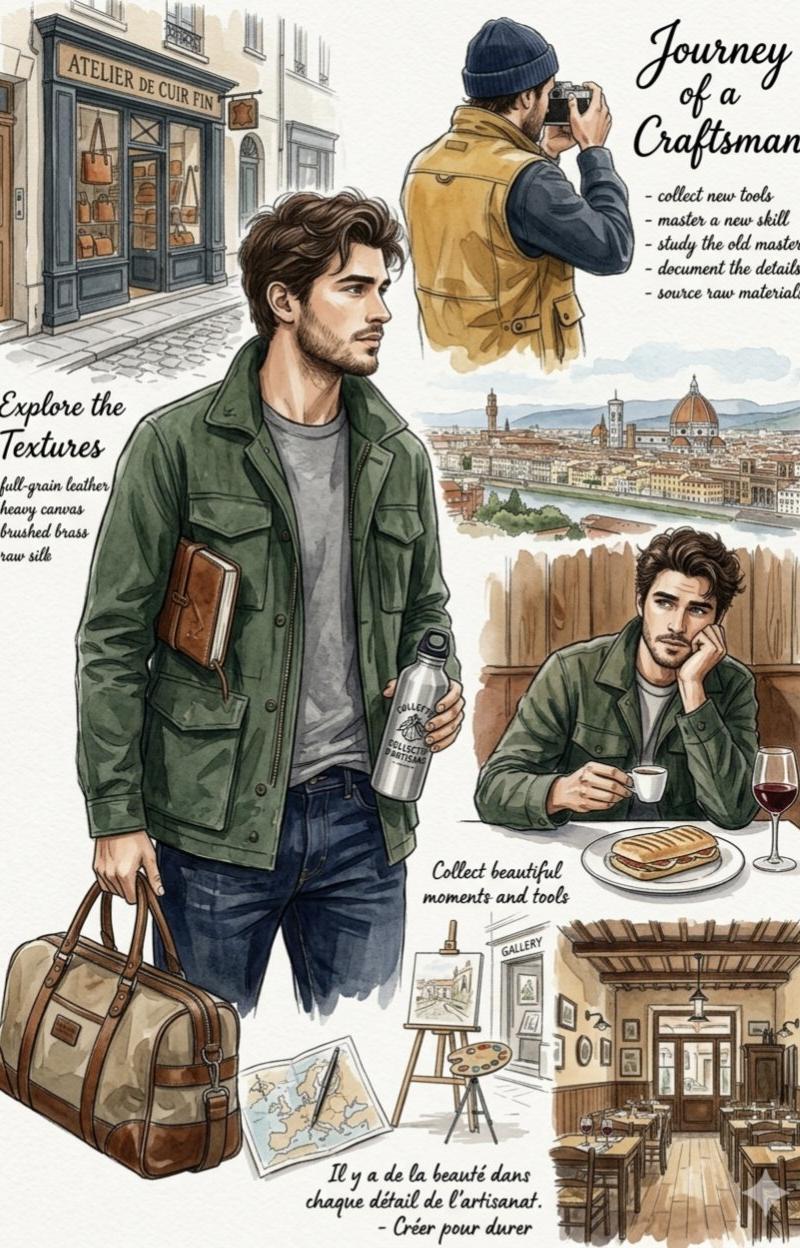 European Travel Lifestyle Moodboard