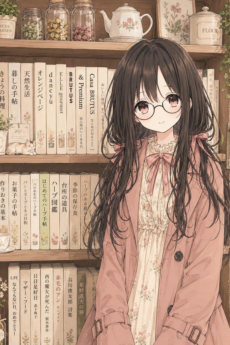 无脸田园风动漫少女