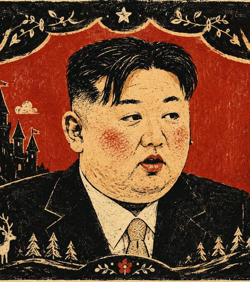 童话木刻版画风格