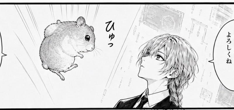 仓鼠坠落漫画分镜