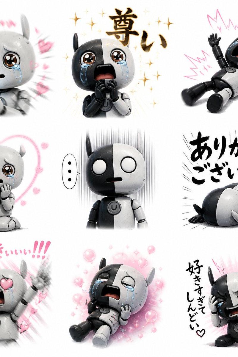 Fan Reaction Sticker Set