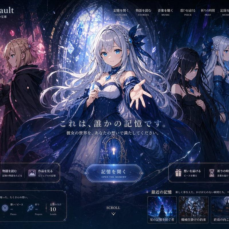 奇幻动漫专辑网站 UI 设计