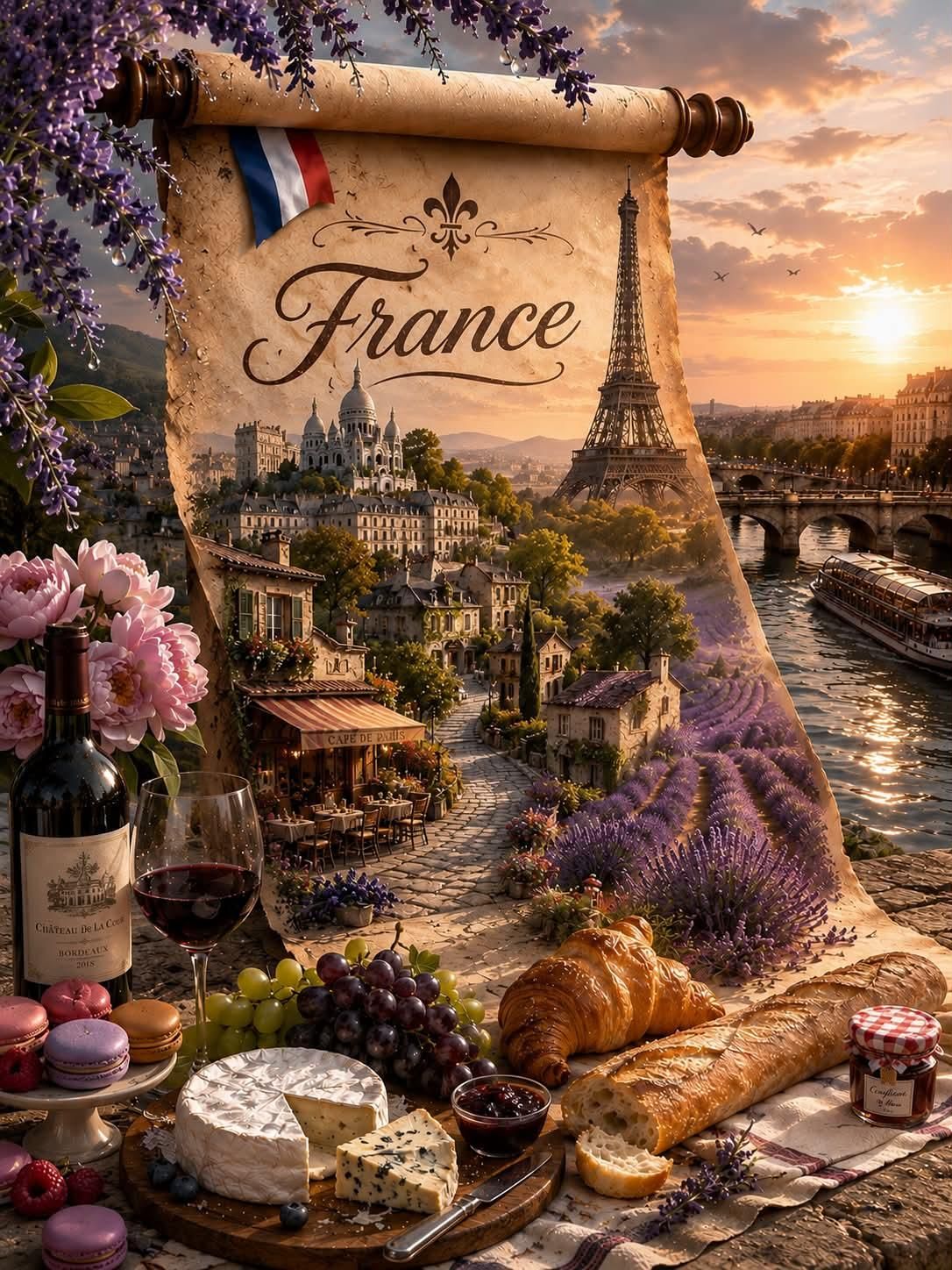 Fantasy Country Travel Poster
