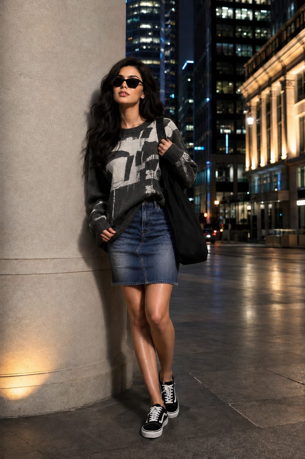 Fashion Editorial Portrait with Facial Consistency