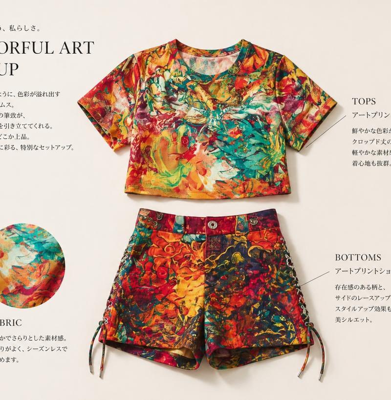 时尚编辑风格服装展示