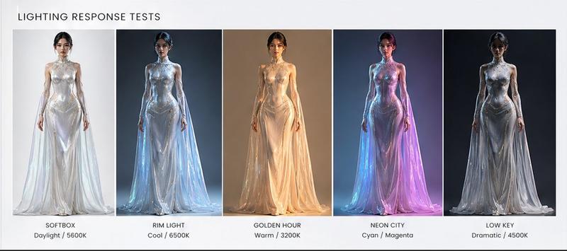 Fashion Lighting Response Test Sheet