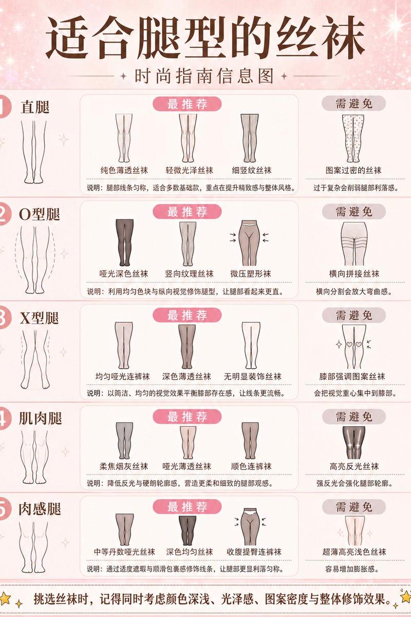 时尚风格指南信息图海报