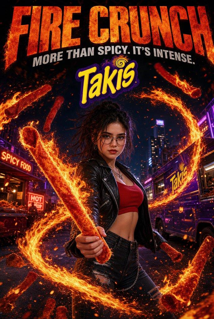 Fiery Takis 动作海报