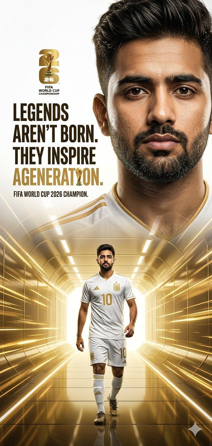 2026 年 FIFA 世界杯英雄海报