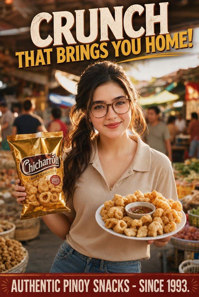 怀旧风菲律宾 Chicharrón 广告