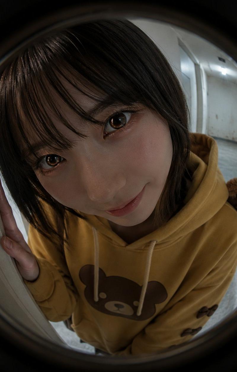 鱼眼猫眼镜头下的连帽衫肖像