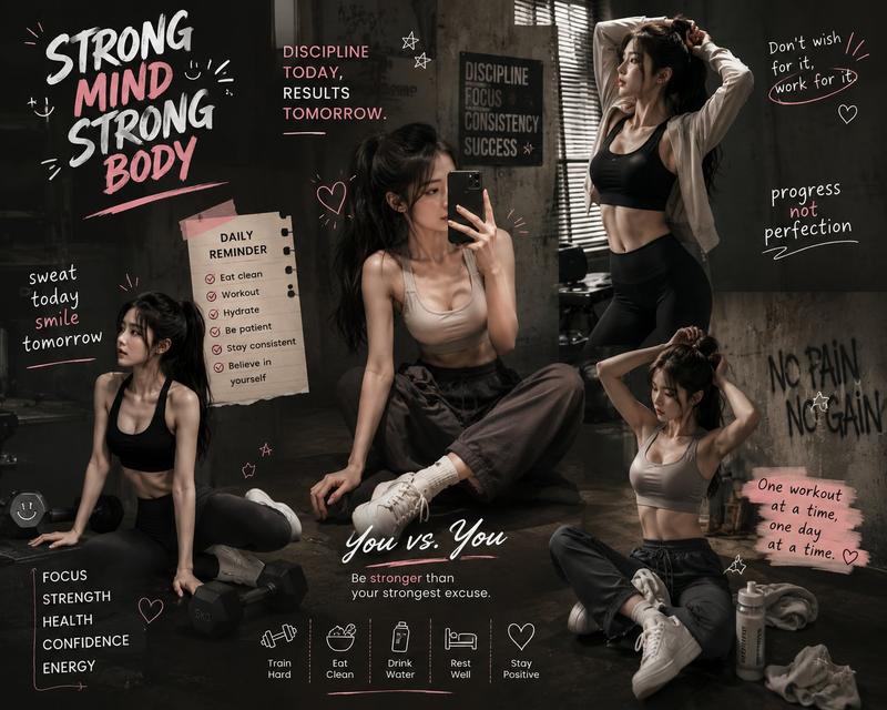高端健身品牌海报