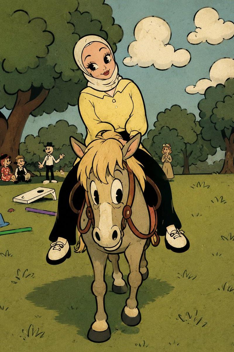 Fleischer 风格小马骑行