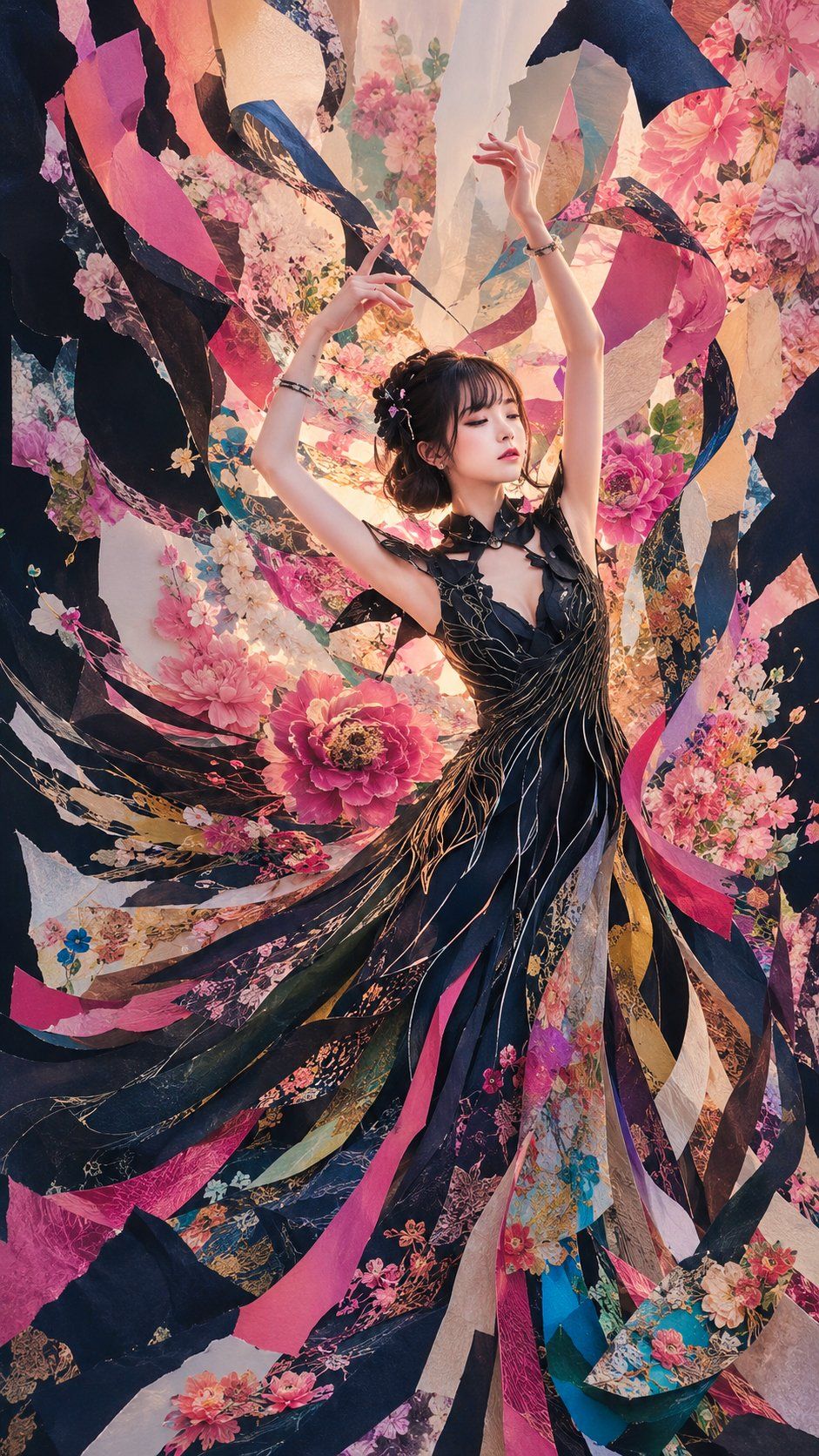 花漾丝带高定舞者